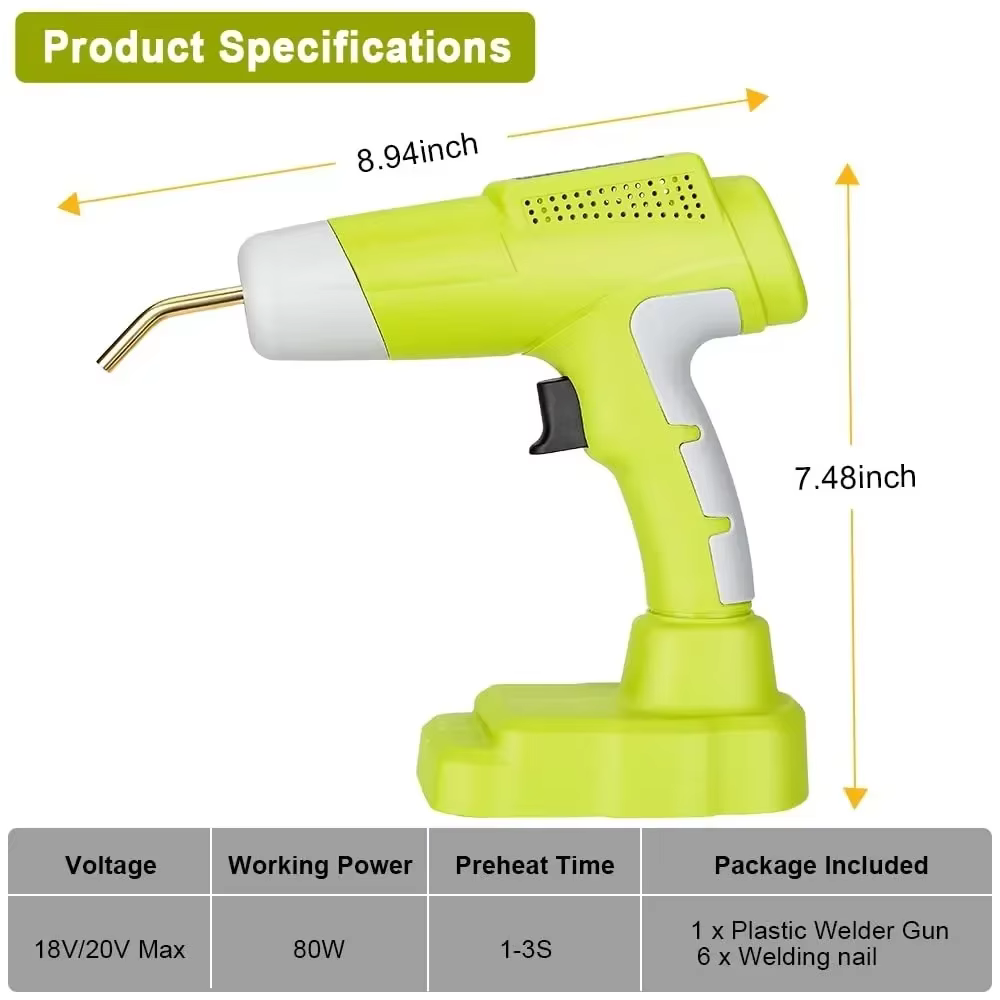 Kit de soudure en plastique Rechargeable