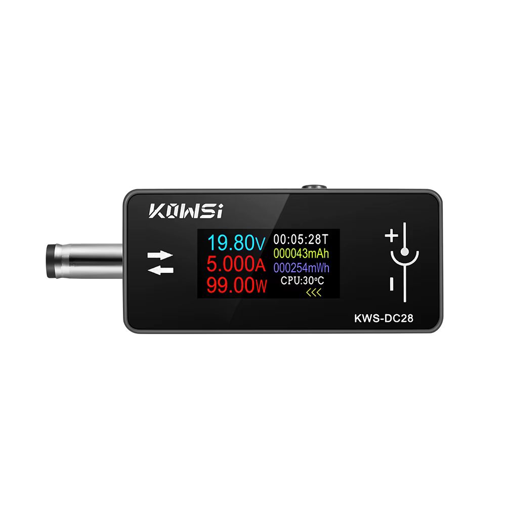 DC28 0.96 pouces TFT HD affichage numérique voltmètre cc compteur de puissance téléphone portable testeur de charge