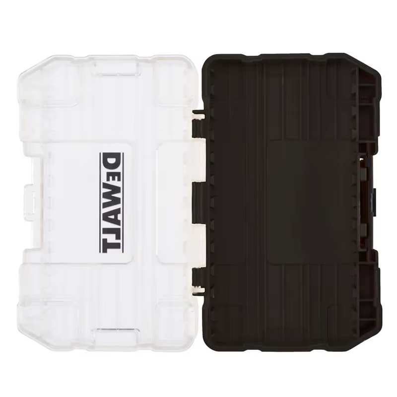 DEWALT Original TSTAK noir petit/moyen outil accessoires boîte de rangement ensemble en plastique robuste
