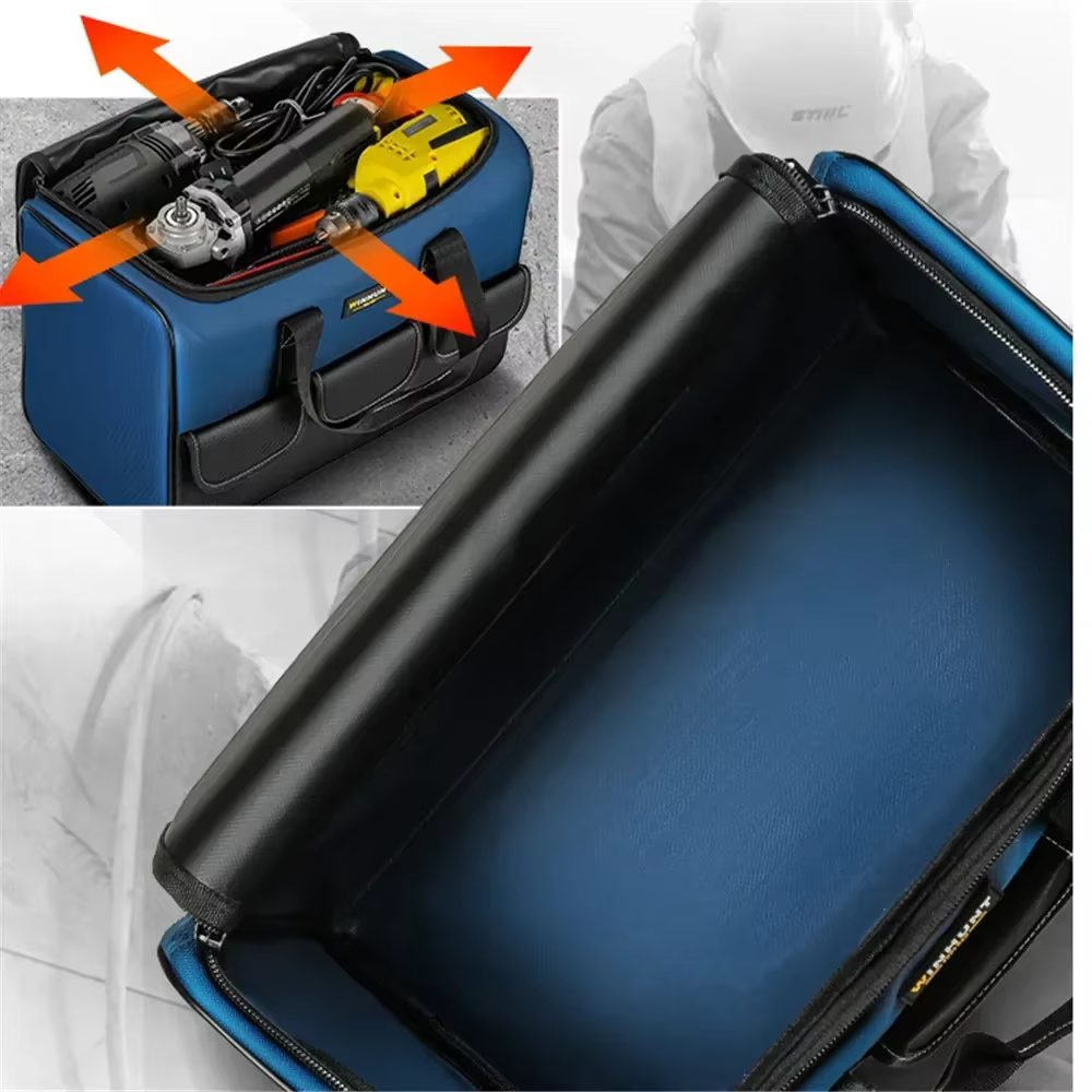 Nouveau sac à outils carré avec 30% plus de capacité