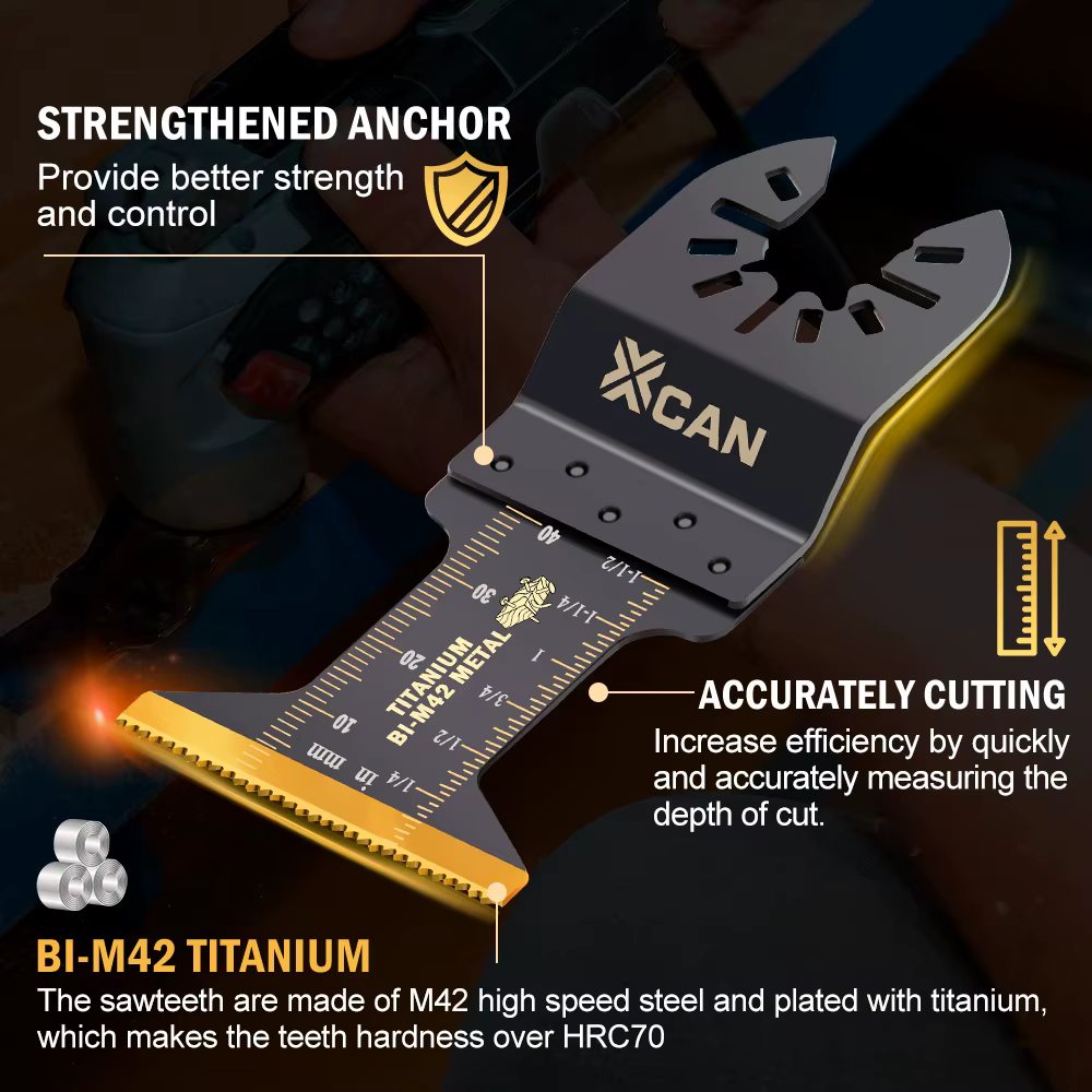 Lames de scie oscillantes XCAN 44 mm