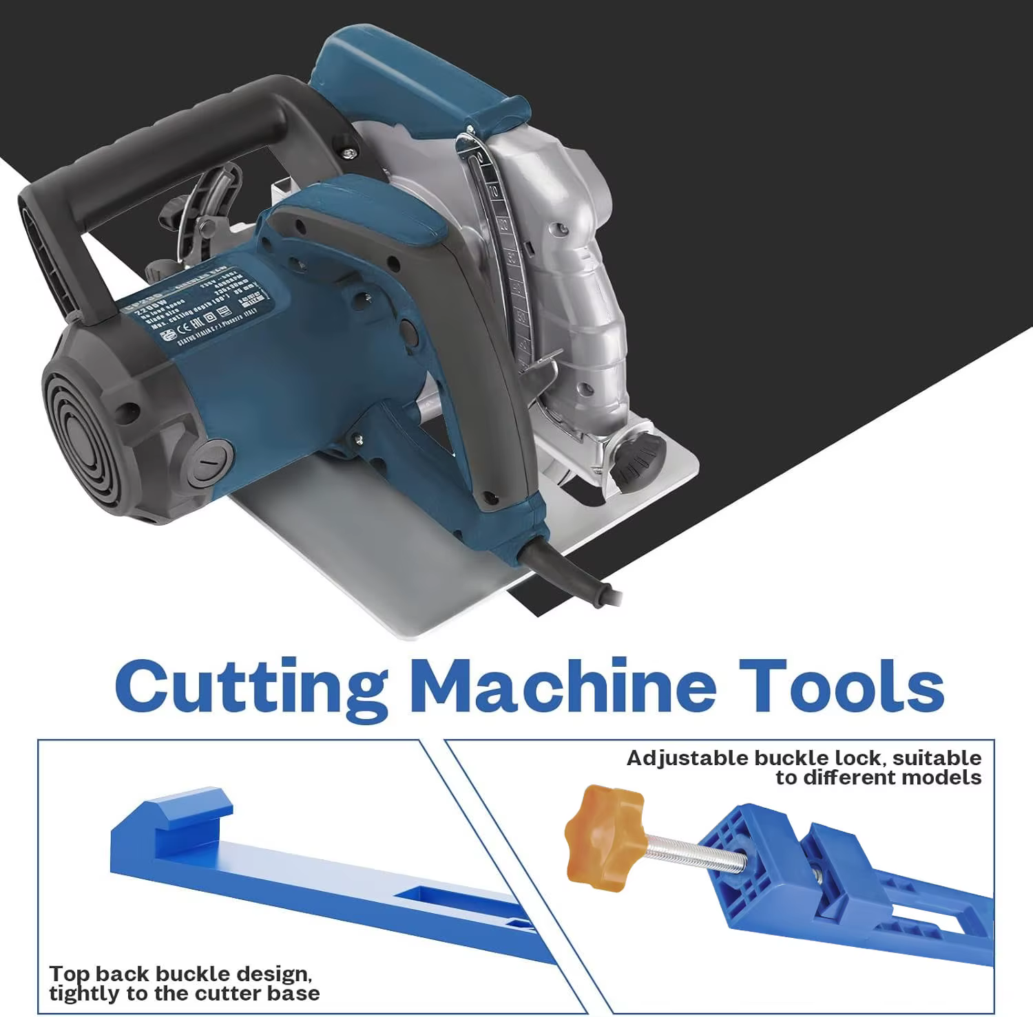 Guide de coupe réglable pour le travail du bois