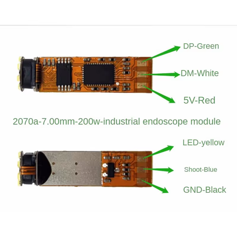 Module d'endoscope de pipeline industriel sans lecteur Y51A-7MM