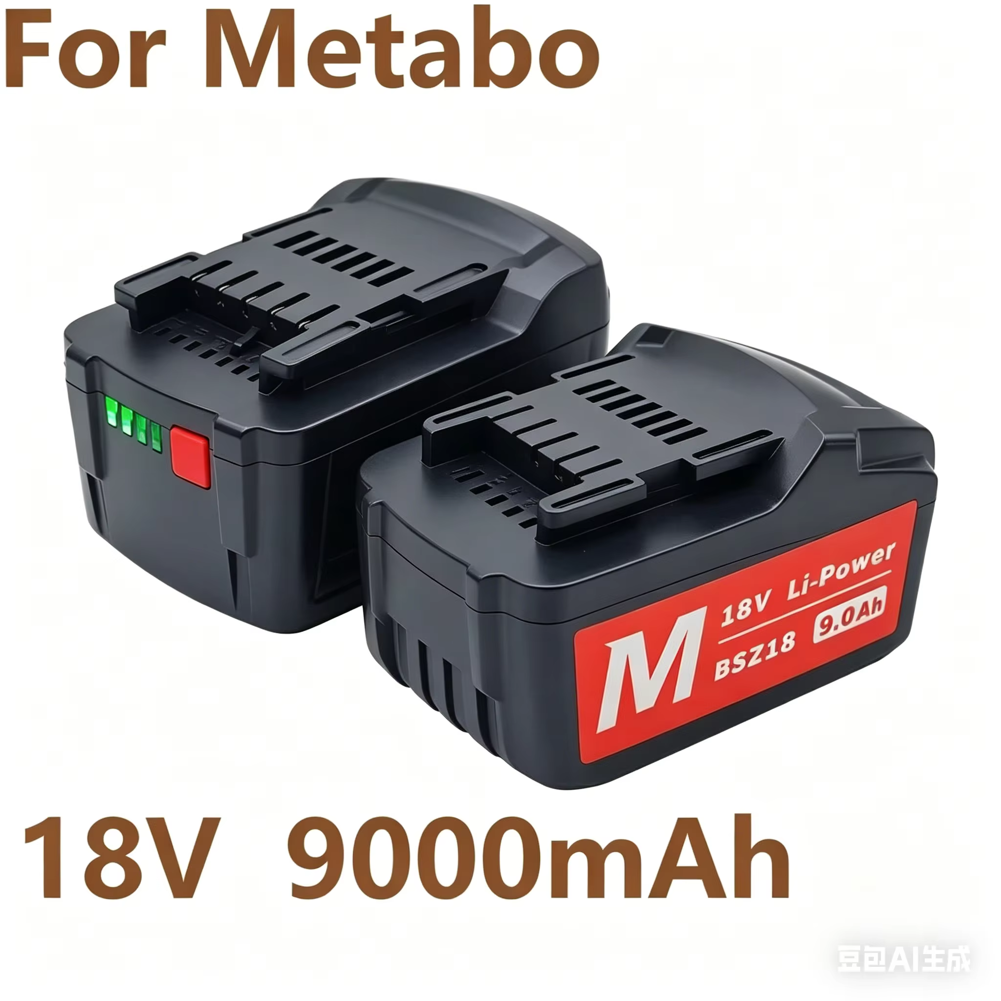 Batterie 18V 9.0Ah pour outil électrique sans fil Metabo