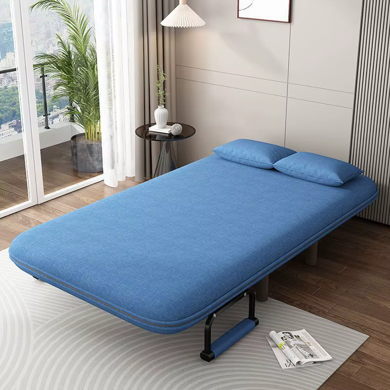 Canapé en fer forgé, canapé-lit pliable à double usage, petit canapé pour appartement, salon, balcon multifonctionnel, bureau, simple