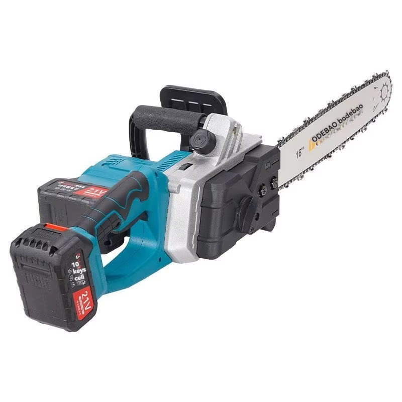 3000W 12 pouces scie à chaîne sans brosse bande 2 pièces batterie travail du bois taille