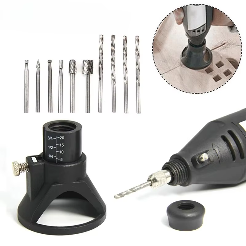 Guide de fixation pour fraise rotative