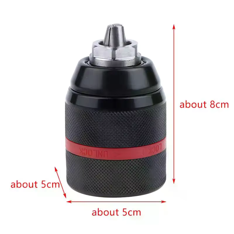 Nouveau mandrin de forage en métal autobloquant sans clé-13mm 1/2-20UNF