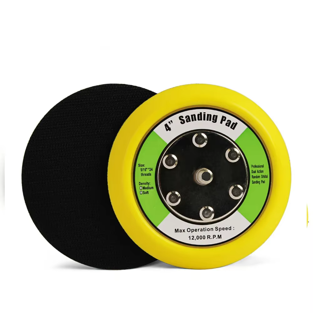 3 ''/4''/5 "/6 jeux de plaques de support de ponceuse de polissage tampons