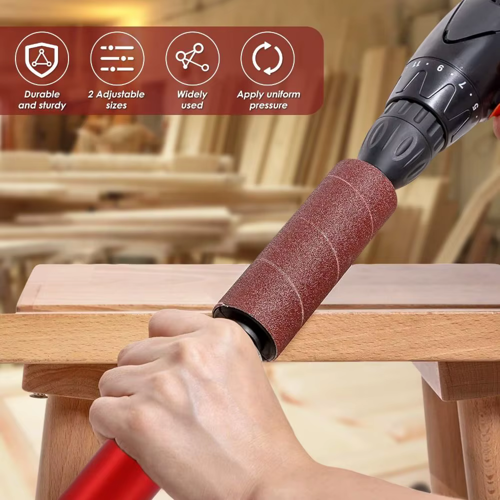 Kit de ponçage compact et pratique pour perceuse électrique