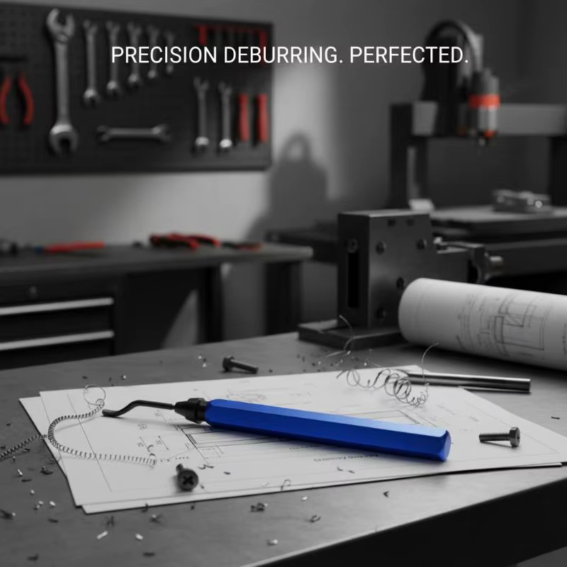 Outil de débavurage à poignée RB1000 avec 10 lames rotatives – Kit professionnel