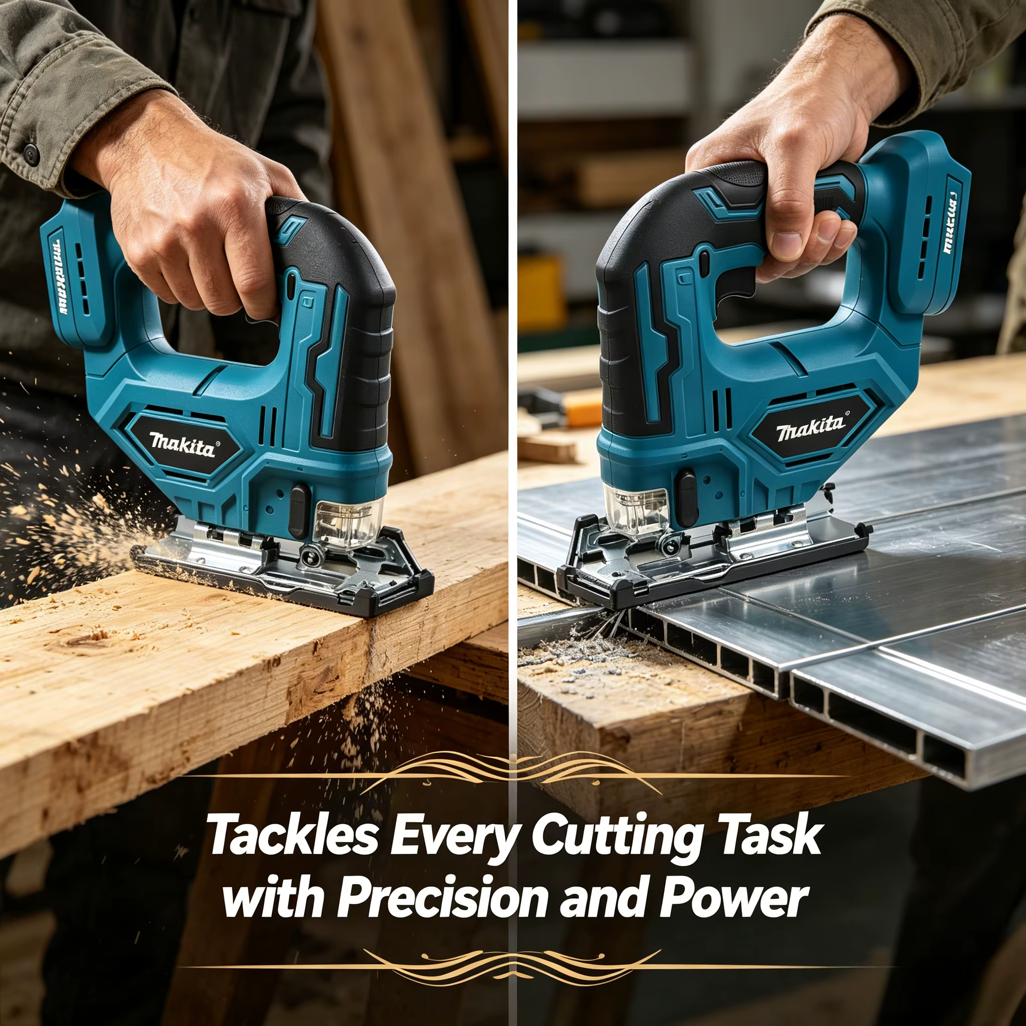 Scie sauteuse Makita DJV182Z à poignée ergonomique