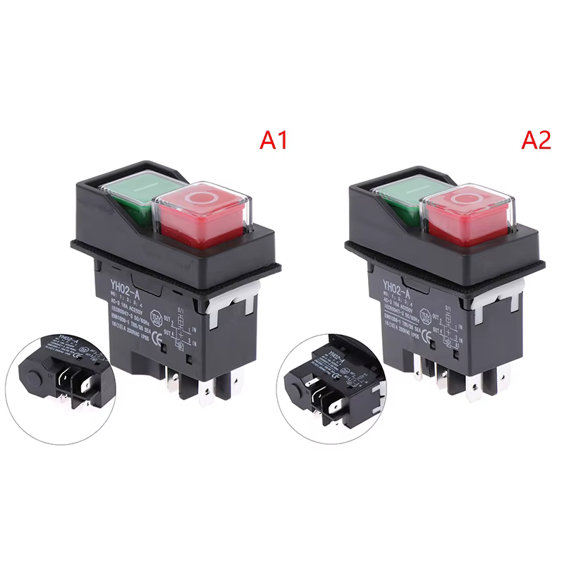 Interrupteurs à bouton-poussoir électromagnétiques