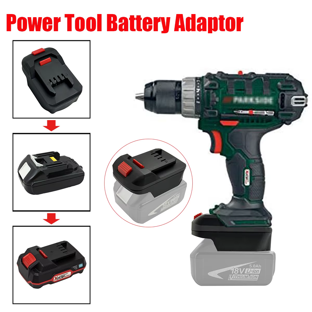 Adaptateur d'outil électrique convertisseur