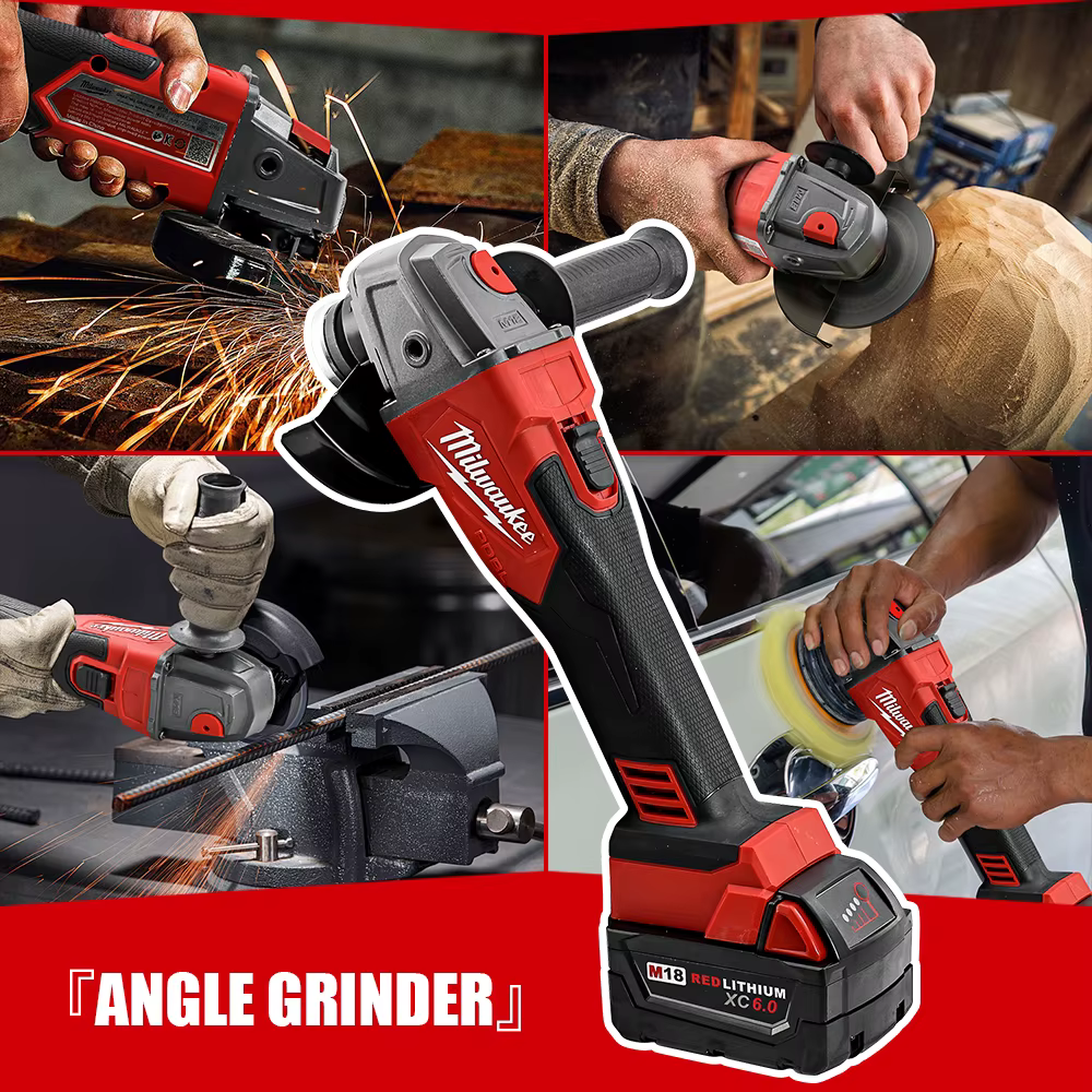 Meuleuse d'angle sans fil Milwaukee M18 125 mm
