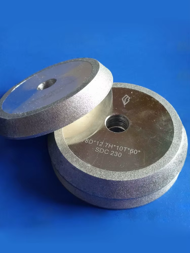 Meule diamantée CBN SDC pour affûtage de forets