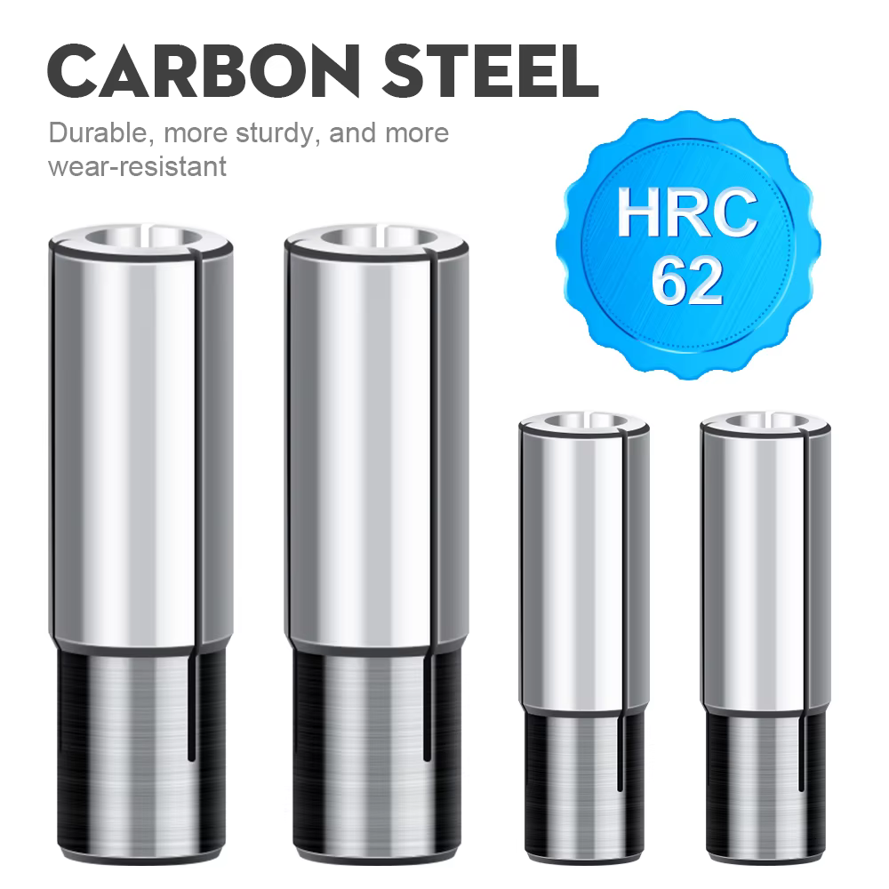 CMCP 1 pièce Adaptateur de pince de serrage pour outil de routeur CNC 3.175mm 4mm 6mm 6.35mm 12.7mm