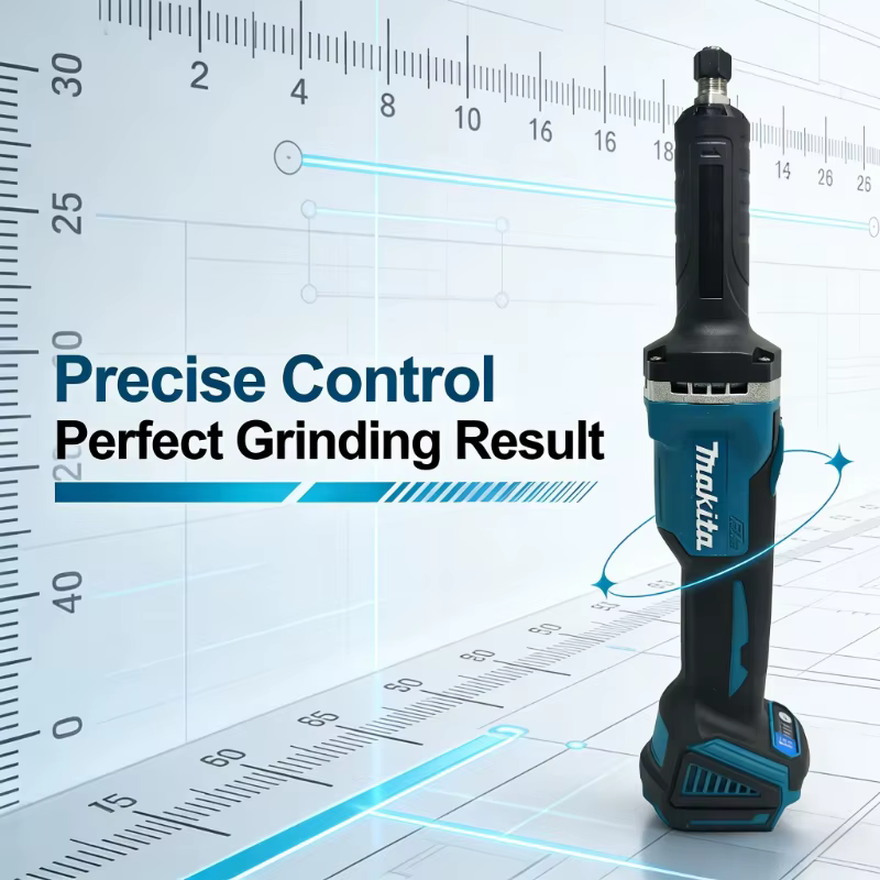 Meuleuse d'angle sans fil Makita Brushless à 4 vitesses : Machine de meulage et de polissage (unité nue)