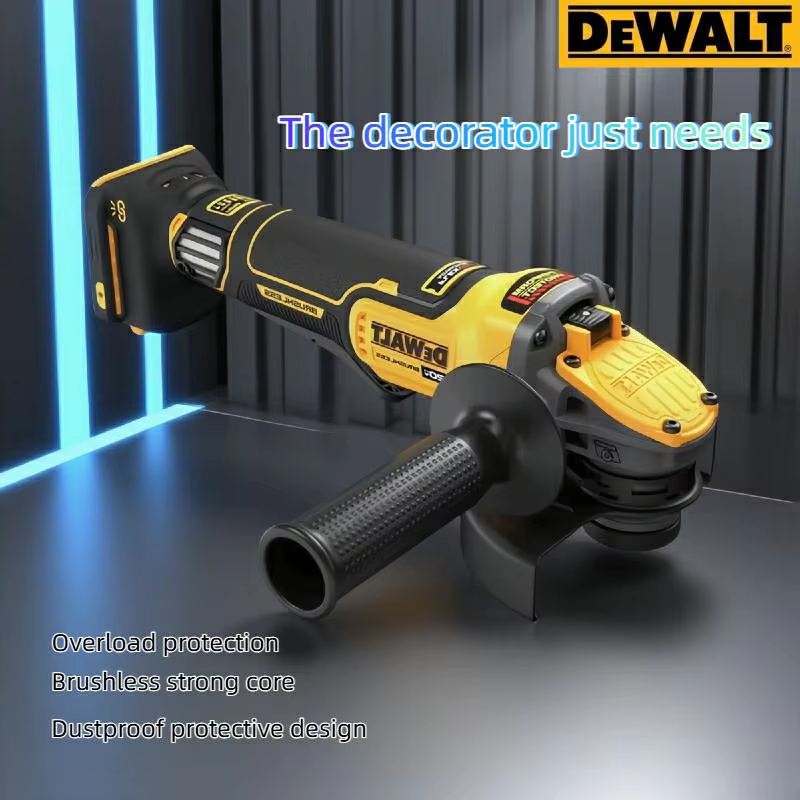 Meuleuse sans fil DEWALT DCG416 20V : Outil électrique sans balais de 125 mm pour la découpe et le polissage de