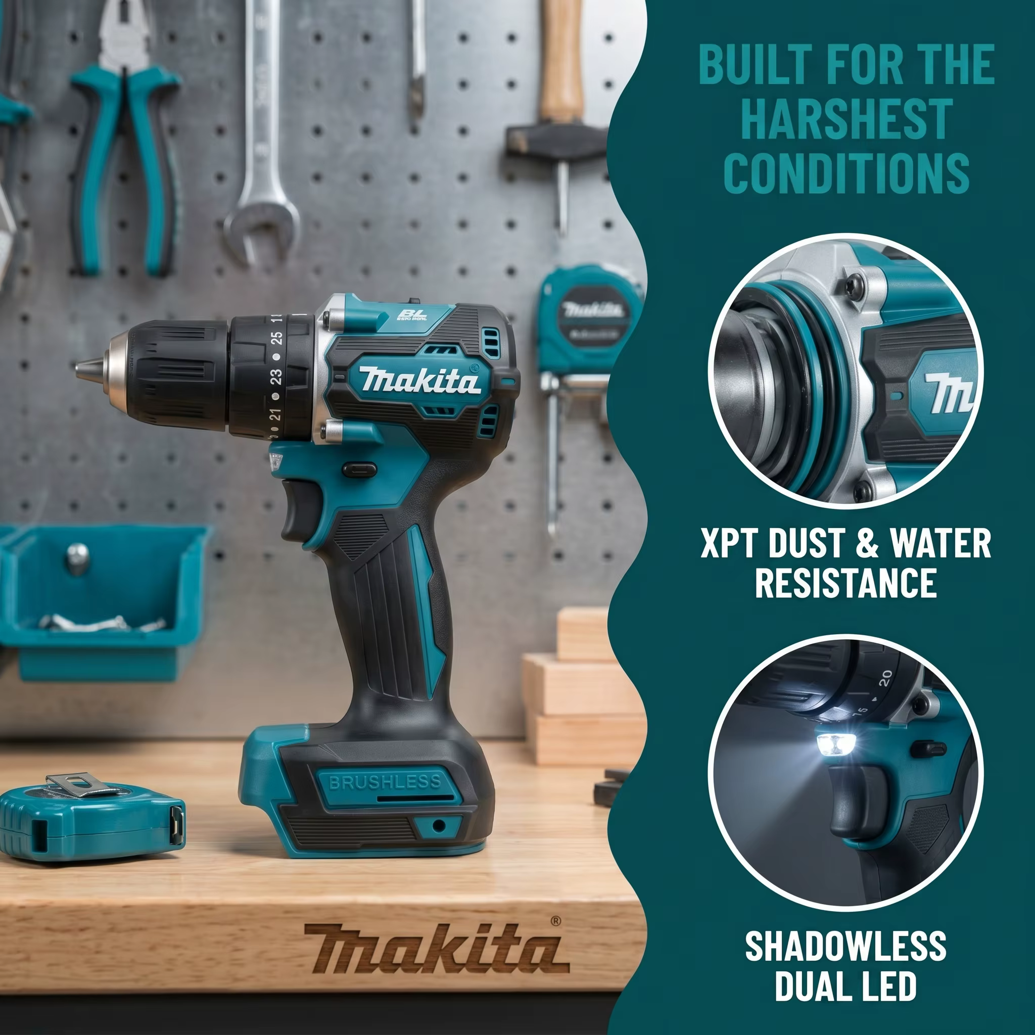 Makita Original DDF487 Perceuse-visseuse sans fil 18V