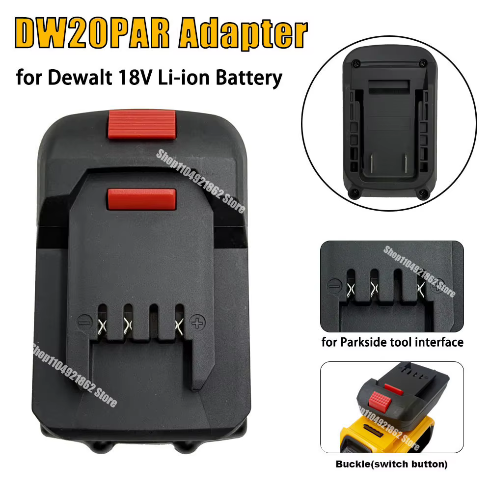 Adaptateur de perceuse électrique pour outils Parkside 20V