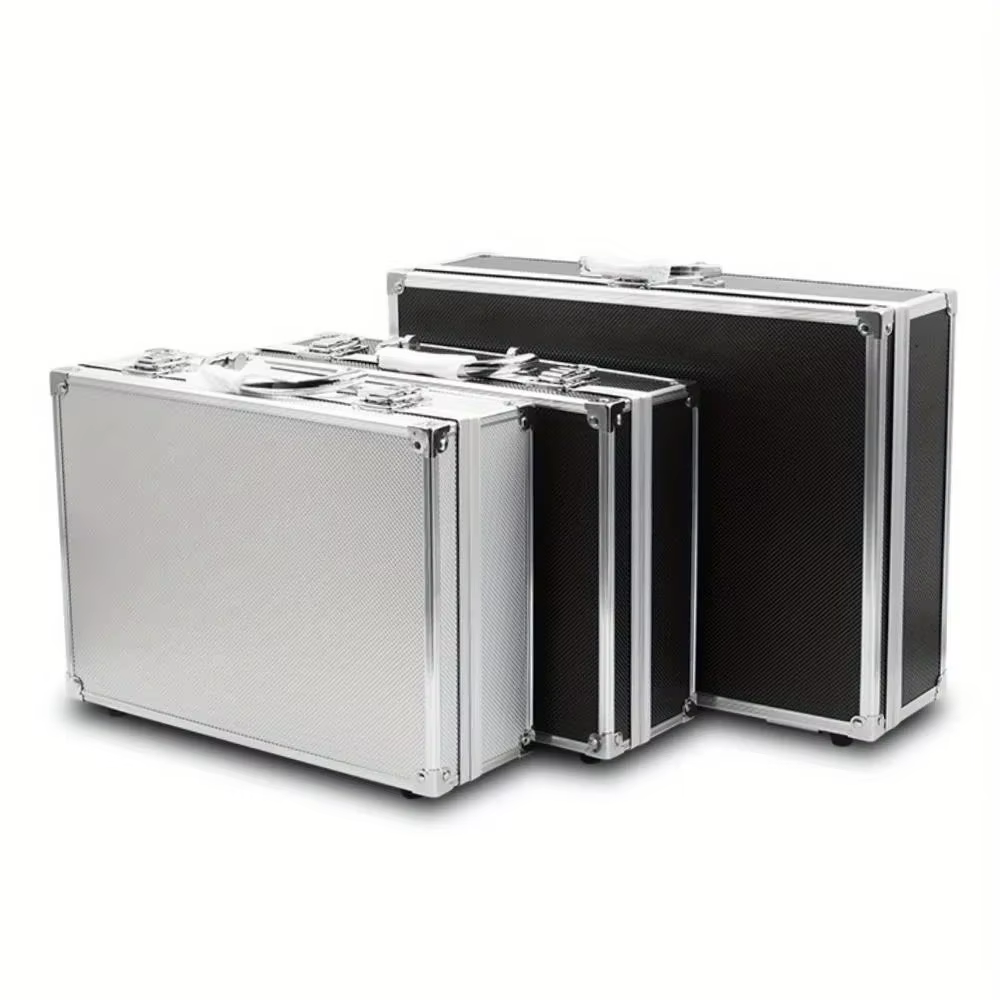 DONBox-Mallette de rangement portable en aluminium pour équipement de sécurité
