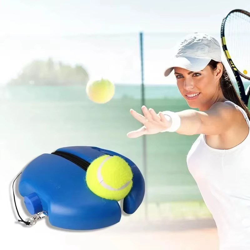 Aides d'entraînement de tennis professionnelles : bases avec corde élastique pour l'entraînement de la balle, entraîneur de tennis à rebond autonome, outil d'entraînement de tennis
