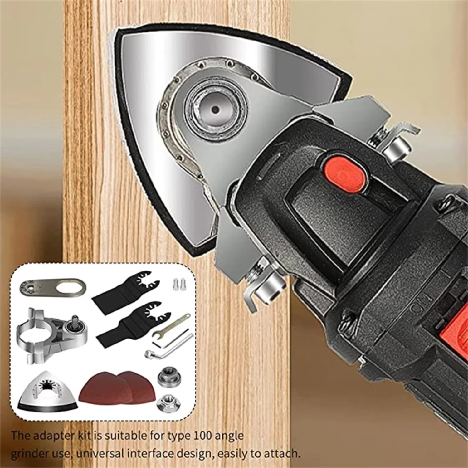 Adaptateur de tête universelle pour meuleuse d'angle
