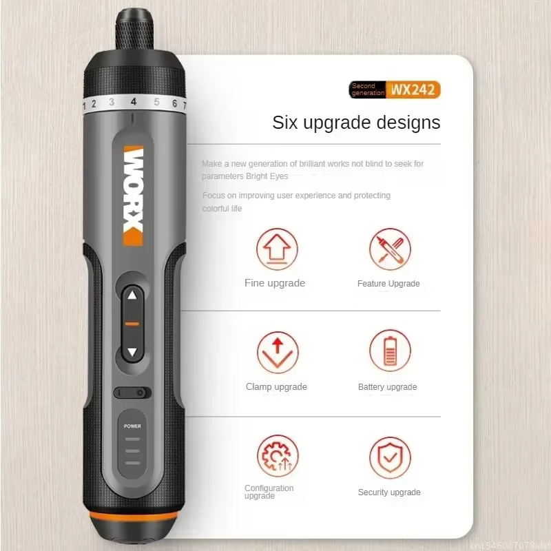 Worx 4V jeu de tournevis électriques WX242 Portable intelligent sans fil