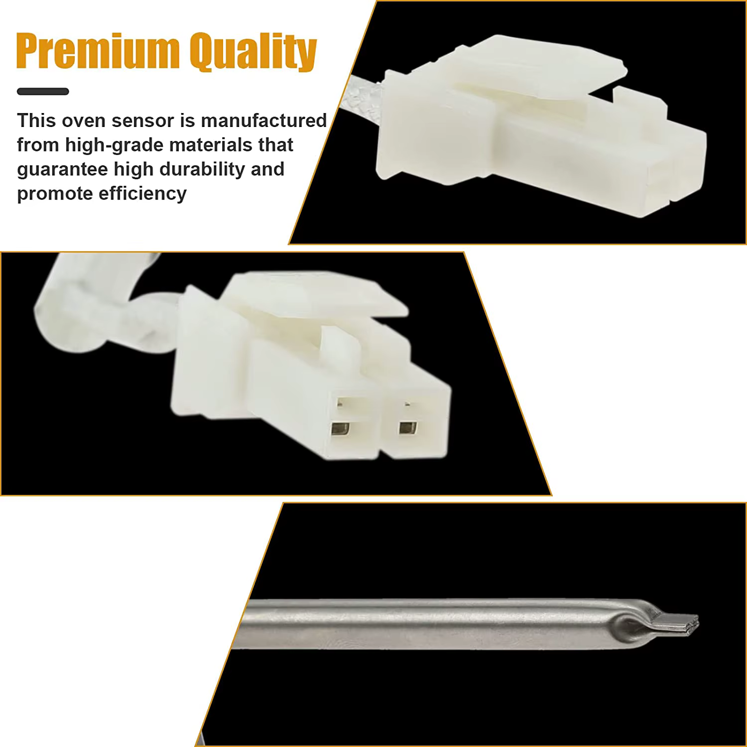 Capteur de température de four W10131825, 1 pièce, pour four Whirlpool Maytag KitchenAid, remplacement WPW10131825 4455636 WPW10131825VP PS11748765