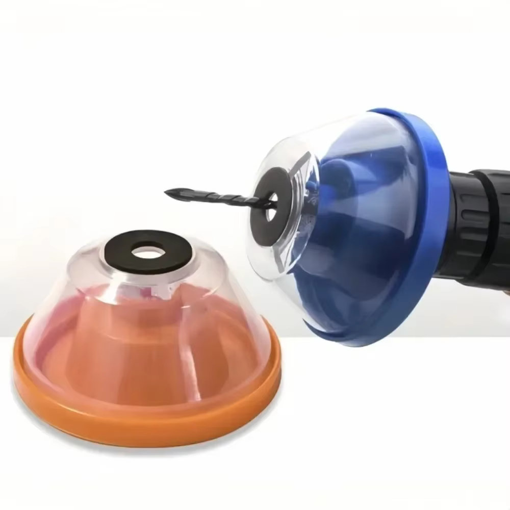 Cache-poussière pour perceuse électrique