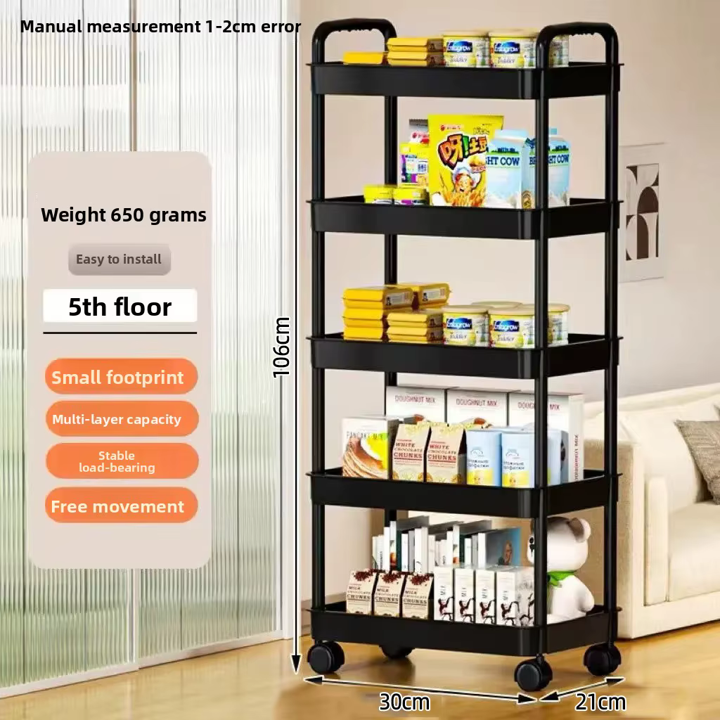 Étagère de rangement multifonction à 5 niveaux