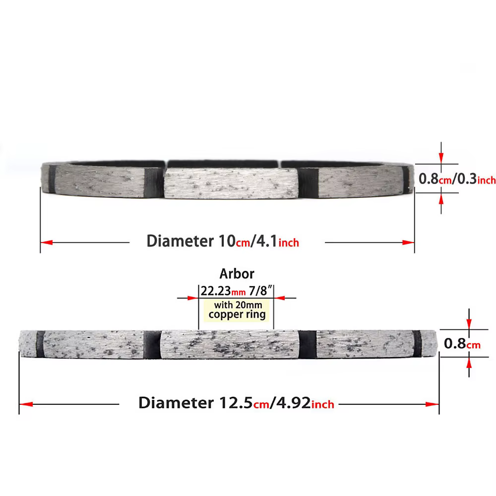 4/5 Inch Diamond Circular Saw Blade Groove Cutting Disc For Wall Concrete Marble Granite Tuck Point