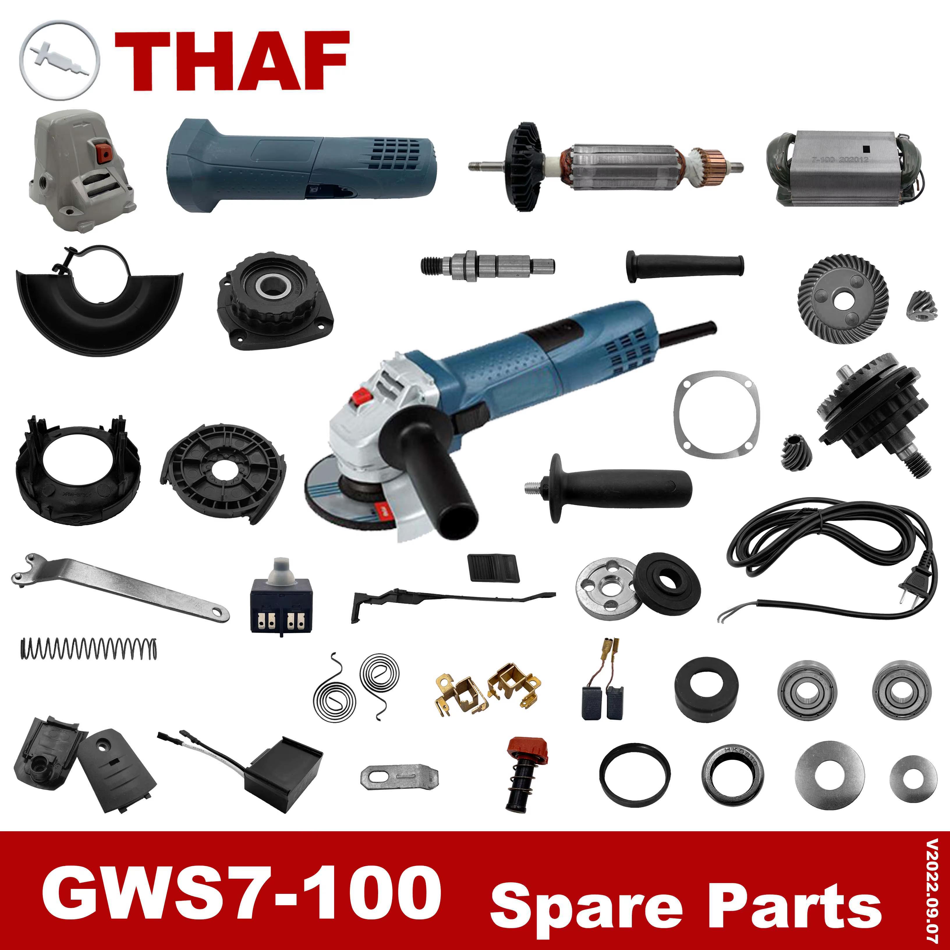 Interrupteur Remplacement Pièces de rechange pour BOSCH Meuleuse Angulaire GWS7-100 GWS7-115 GWS7-125 B10