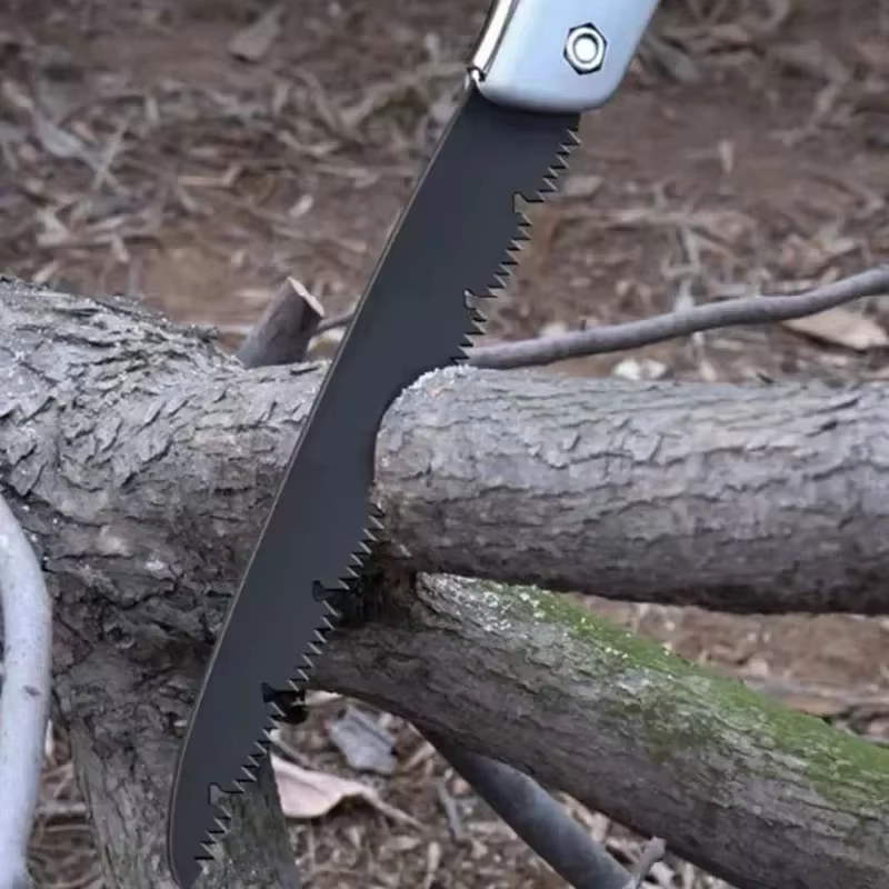 Scie à main pliante multifonctionnelle pour l'extérieur, scie à bois pliable portable pour l'élagage de jardin, outils de jardinage, arbre