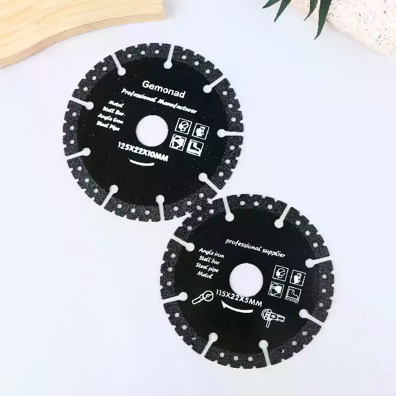 Lames de coupe en métal 115/125 mm – Disques tranchants pour acier