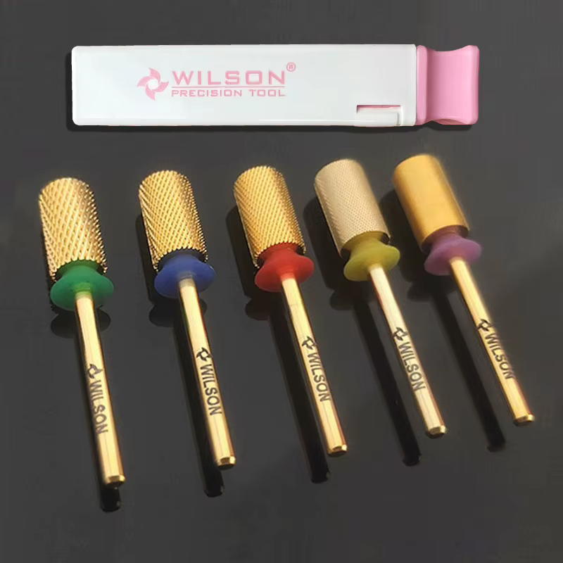 Grandes fraises à ongles en carbure à surface lisse pour retirer le gel