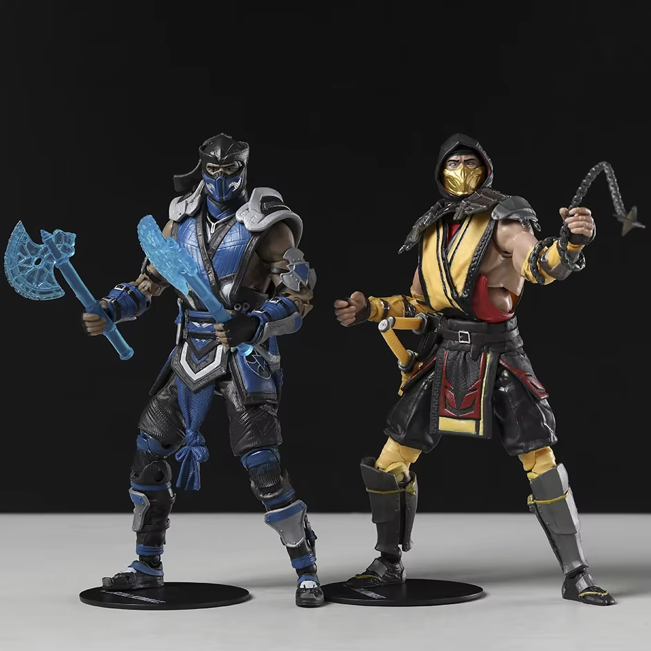 Figurine d'action Sub-Zero Scorpion de 7 pouces, modèle de décoration en PVC, jouet cadeau