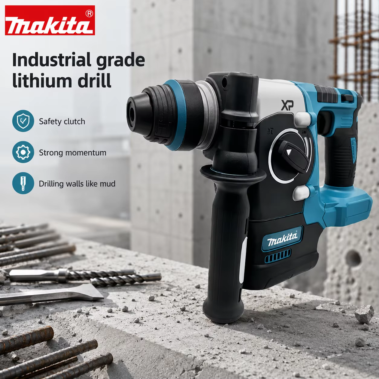 Makita DCH273 Perceuse à percussion sans balais