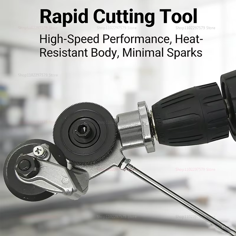Perceuse électrique multifonctionnelle pour découper des plaques, perceuse électrique pour découper des tôles, accessoires pour outils de découpe de plaques métalliques