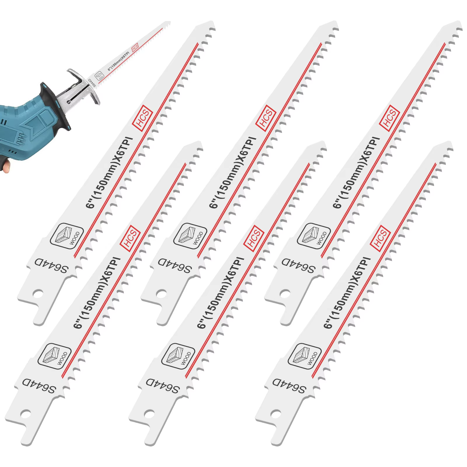 5 pièces scie alternative HCS lames sabre