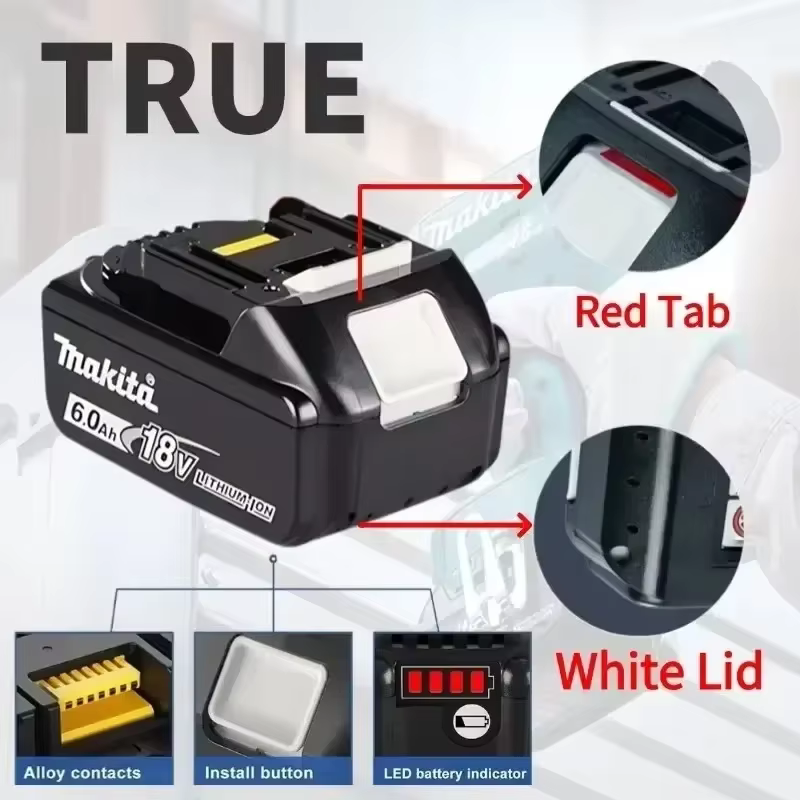 Perceuse à percussion Makita DDF487 10 mm sans balais 18 V lithium-ion rechargeable