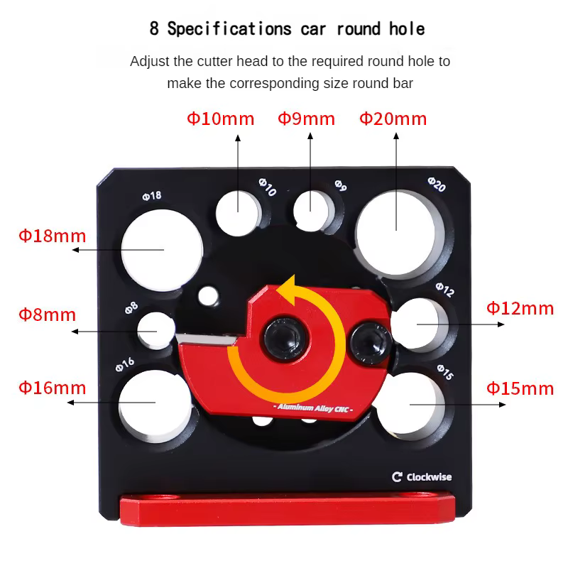 Perceuse électrique réglable Meacceler8 mm-20mm avec lame en carbure