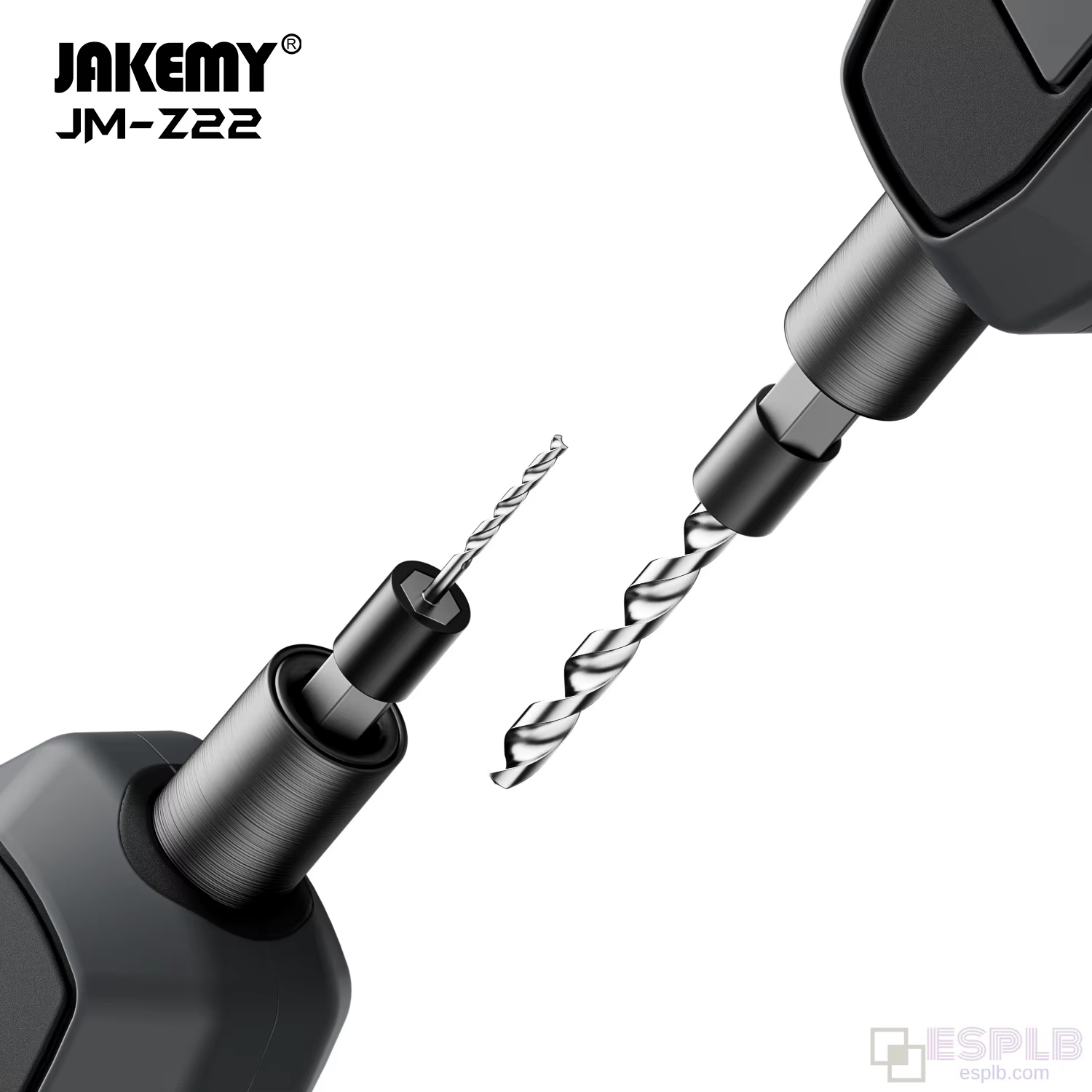 Jakemy 6 pièces H4.0mm Micro HSS forets 0.8/1.0/1.5/2.0/2.5/3.0 sculpture pointes hexagonales pour le perçage et la perforation de trous torsadés à la main