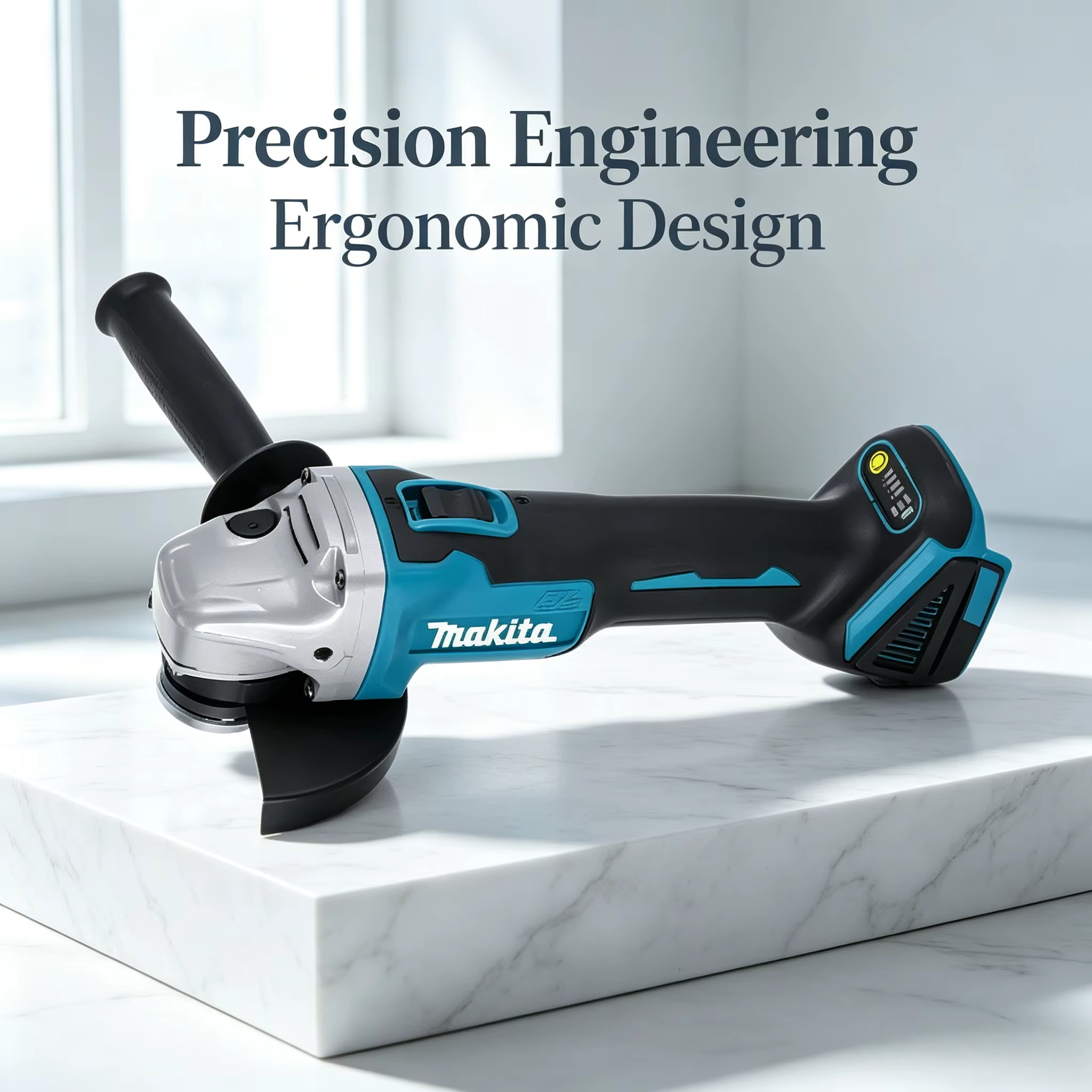 Makita DGA504 18V 6.0Ah Meuleuse d'angle sans balais 125 mm pour la découpe et le meulage des métaux (outil sans batterie)