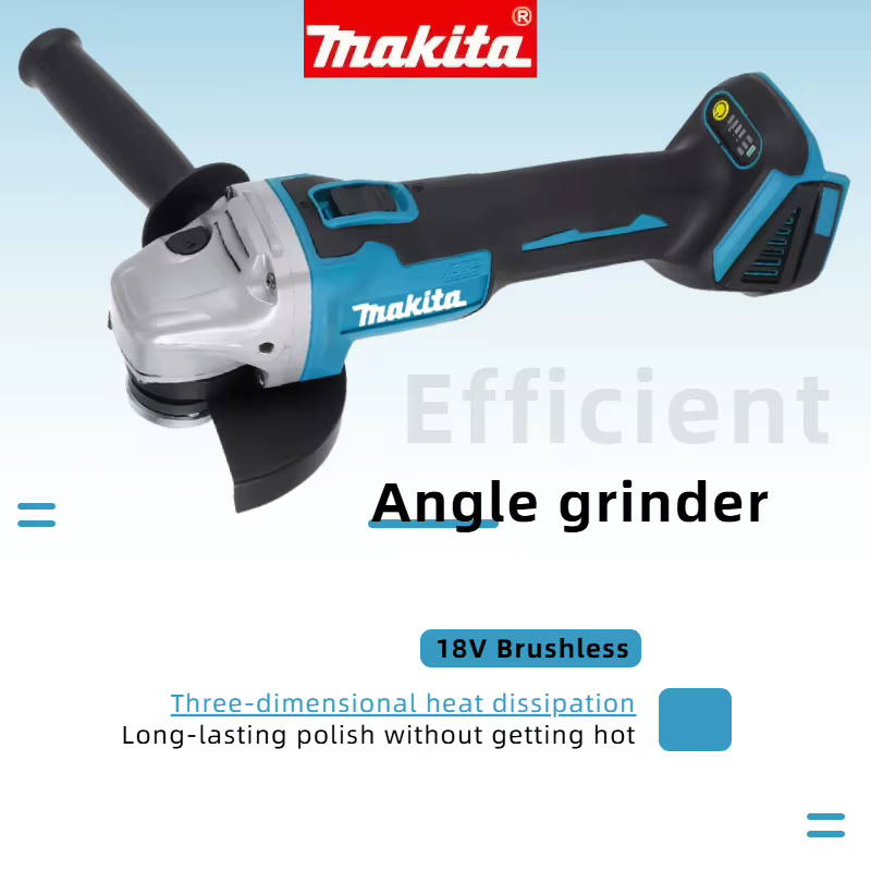 Meuleuse d'angle Makita DGA504 18V 6.0Ah 125mm sans balais à batterie lithium (machine nue)