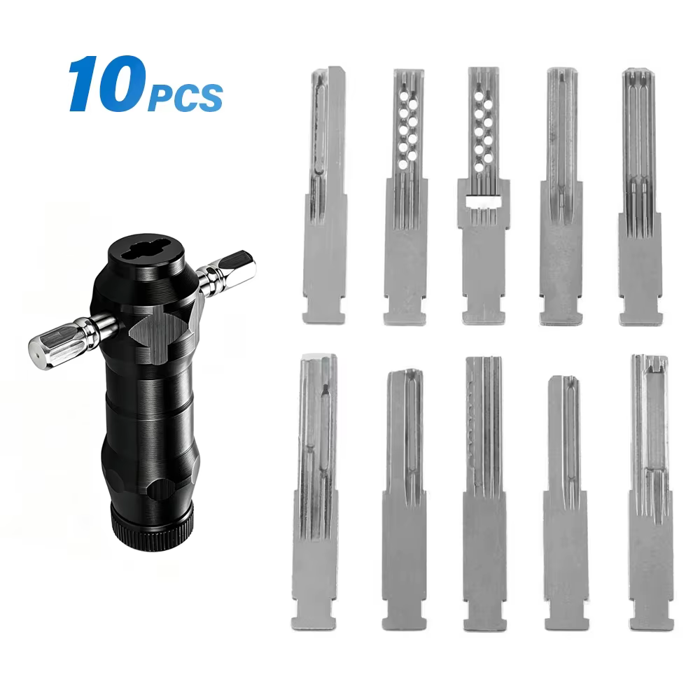 Kit d'outils de serrurier TUNGFULL, ensemble d'outils professionnels pour la réparation de serrures, équipement de décodage de serrures pour techniciens