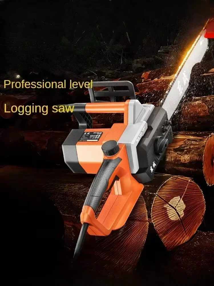 Scie électrique légère et compacte 220V pour l'élagage et la coupe des arbres QCW