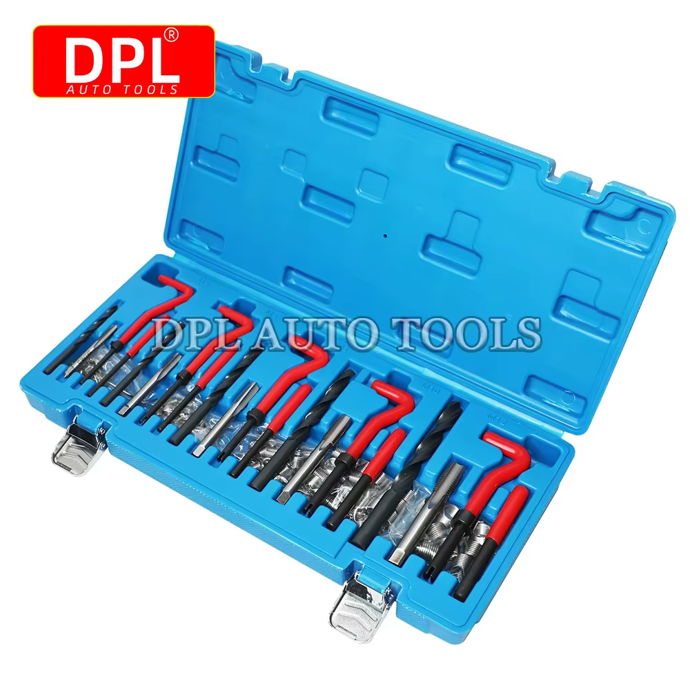Kit d'outils de réparation de filetages 131 pièces M5 M6 M8 M10 M12