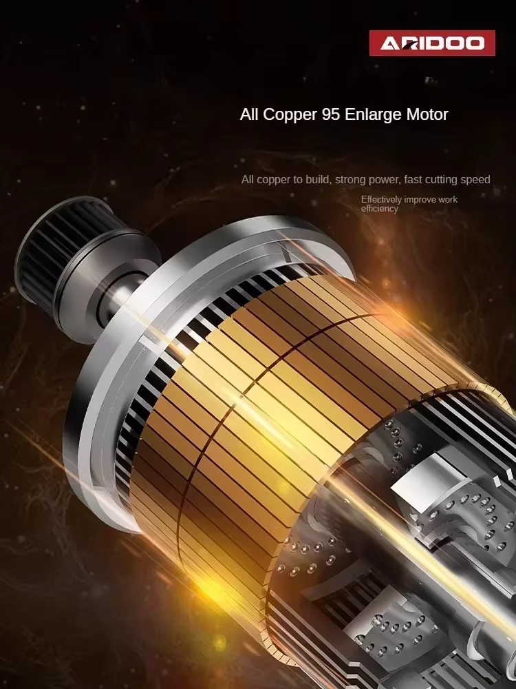 Scie électrique compacte et légère 220 V pour une coupe et une coupe rapides